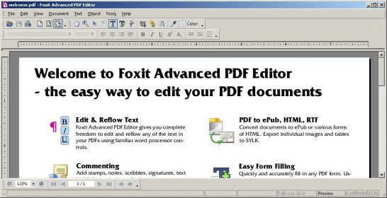 Portable Foxit Pdf Editor 2.0.1011